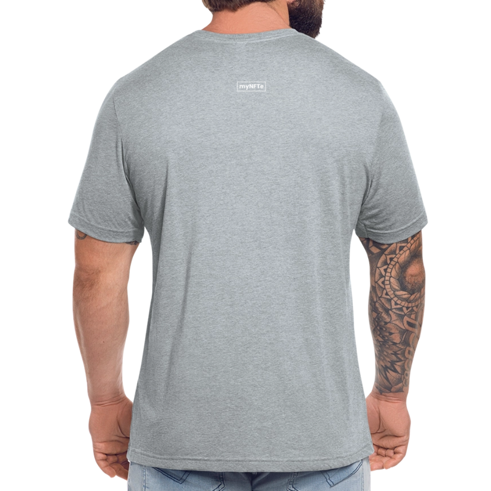 myNFTe Custom Tri-Blend T-Shirt - heather grey