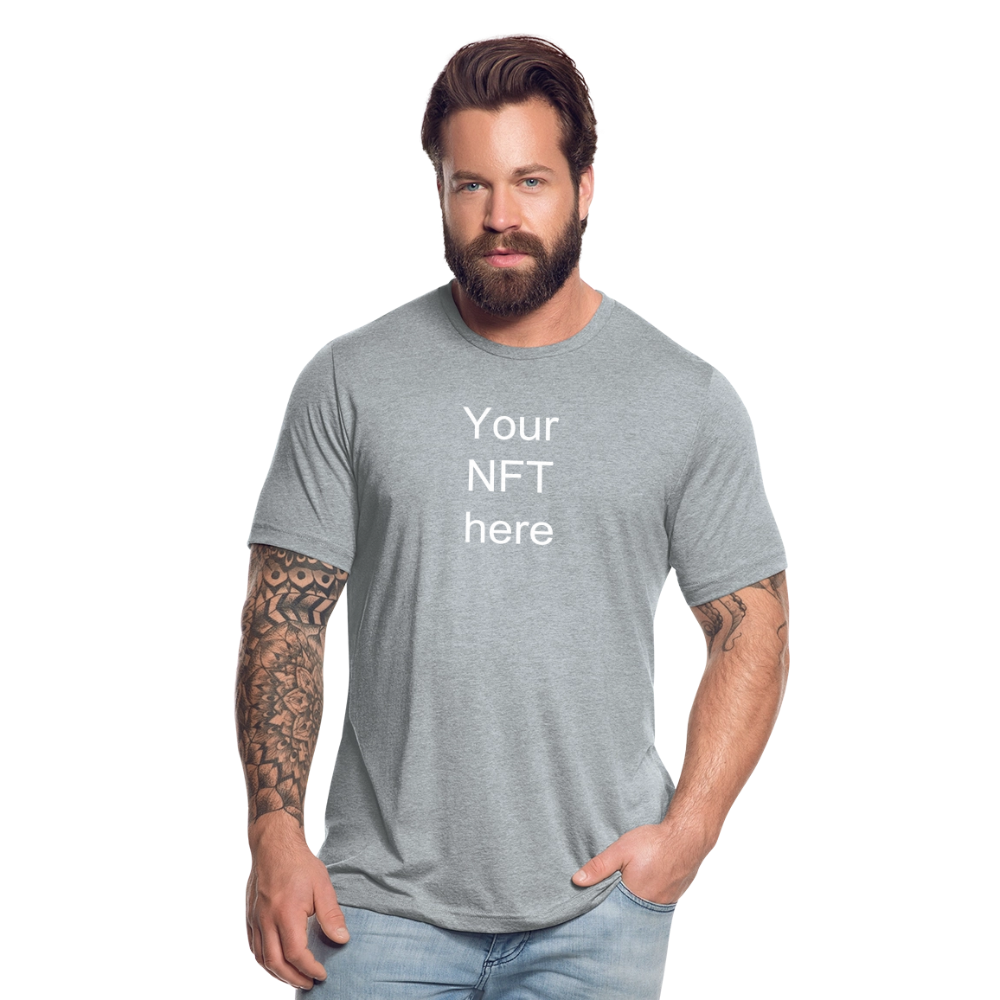 myNFTe Custom Tri-Blend T-Shirt - heather grey