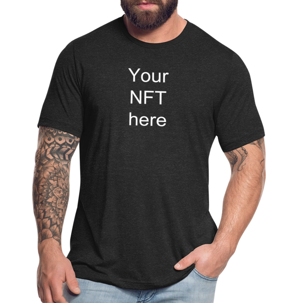 myNFTe Custom Tri-Blend T-Shirt - heather black