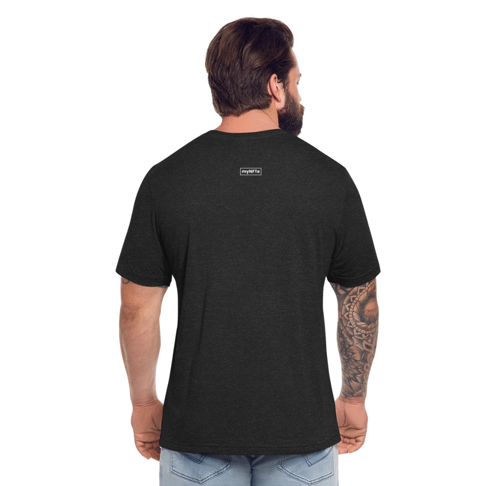 myNFTe Custom Tri-Blend T-Shirt - heather black