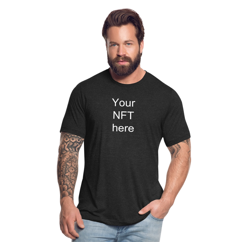 myNFTe Custom Tri-Blend T-Shirt - heather black