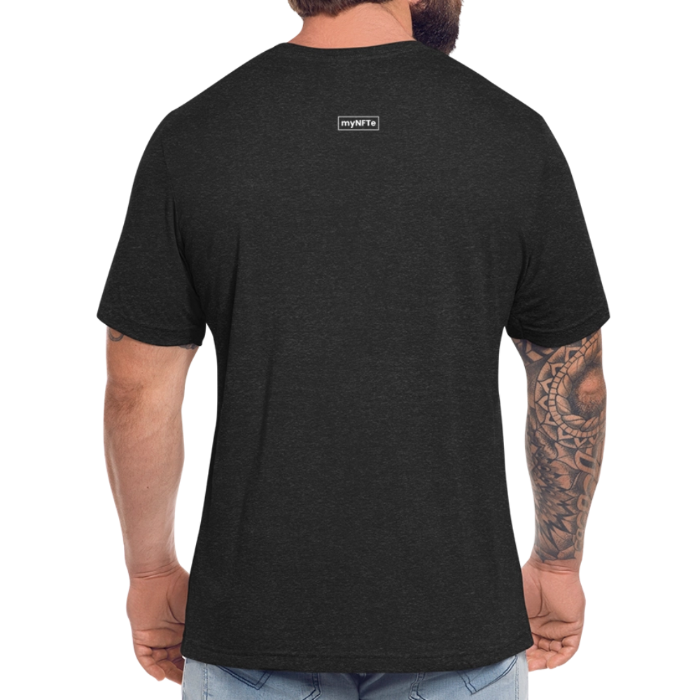 myNFTe Custom Tri-Blend T-Shirt - heather black