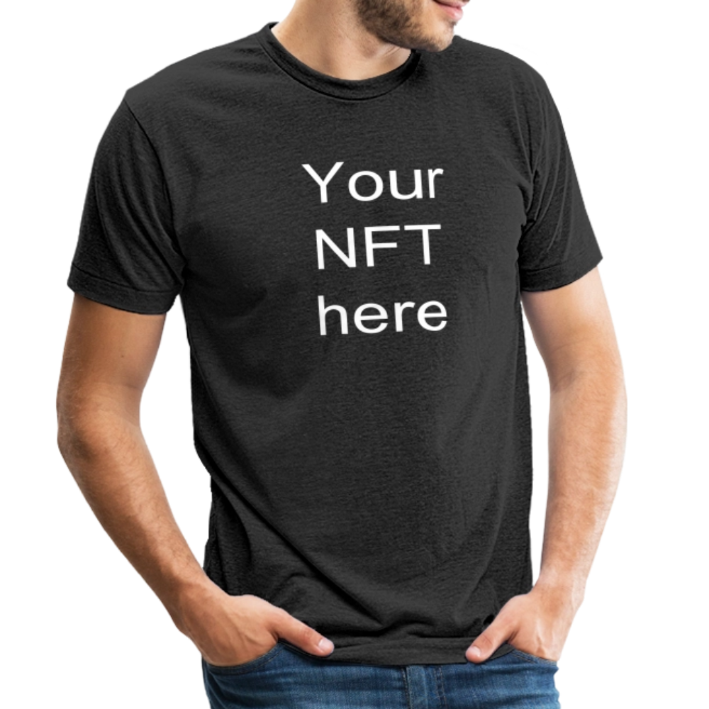 myNFTe Custom Tri-Blend T-Shirt - heather black
