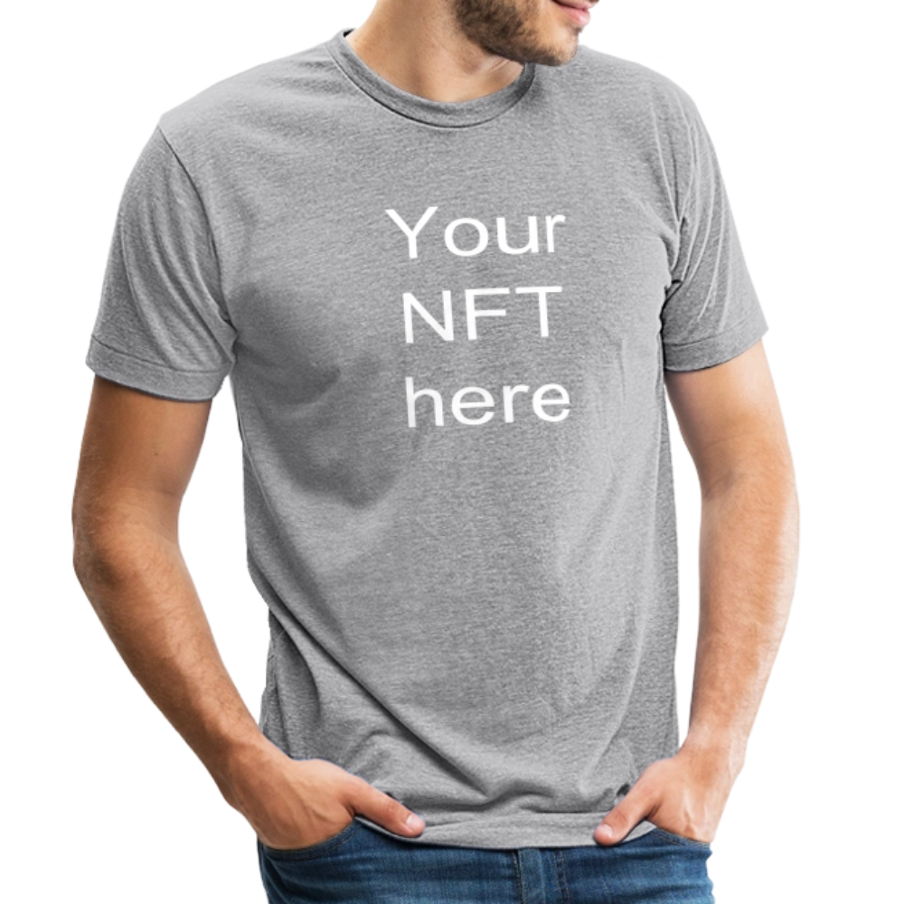 myNFTe Custom Tri-Blend T-Shirt - heather grey