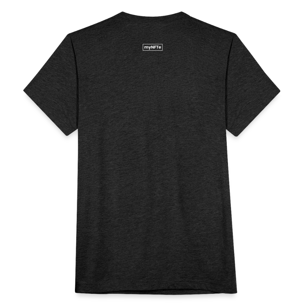 myNFTe Custom Tri-Blend T-Shirt - heather black