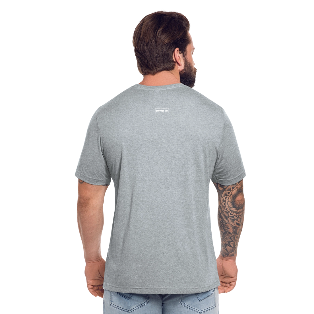myNFTe Custom Tri-Blend T-Shirt - heather grey