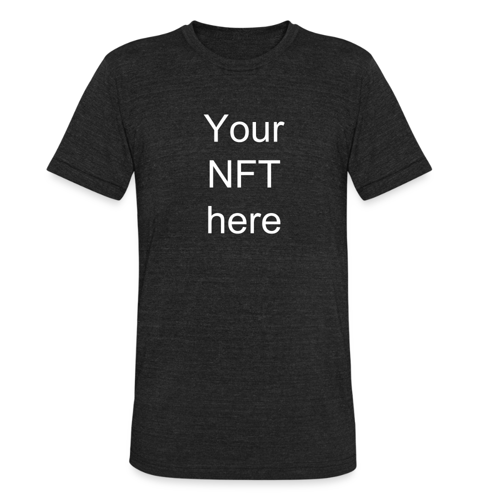 myNFTe Custom Tri-Blend T-Shirt - heather black