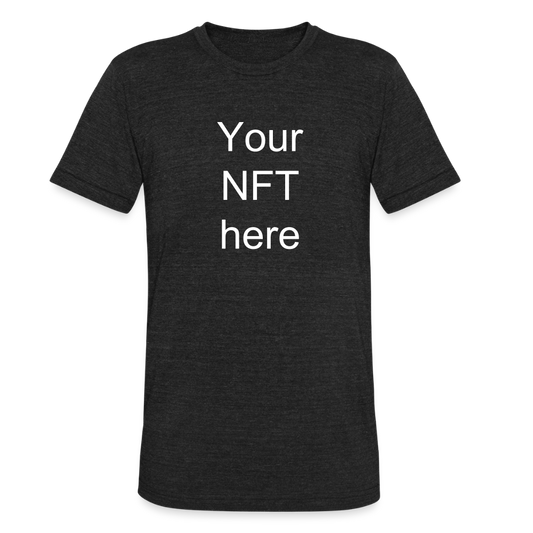 myNFTe Custom Tri-Blend T-Shirt - heather black