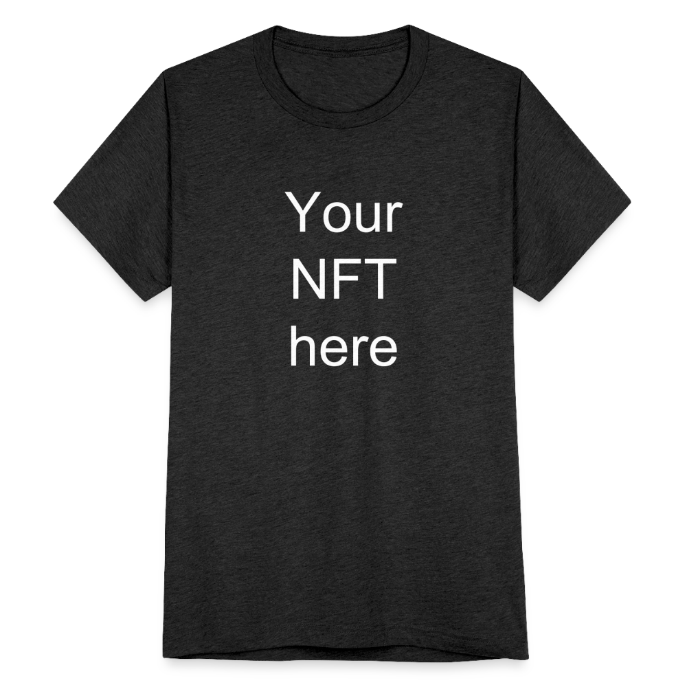 myNFTe Custom Tri-Blend T-Shirt - heather black