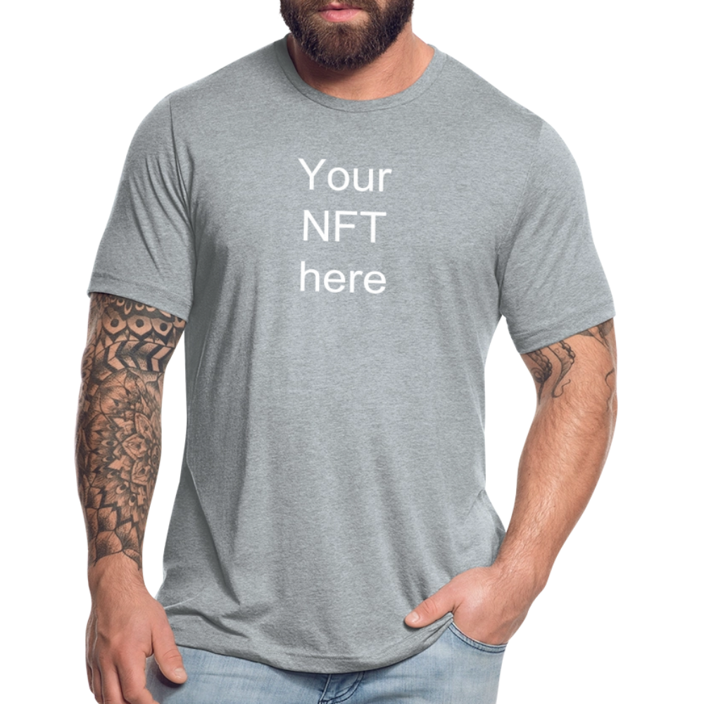 myNFTe Custom Tri-Blend T-Shirt - heather grey