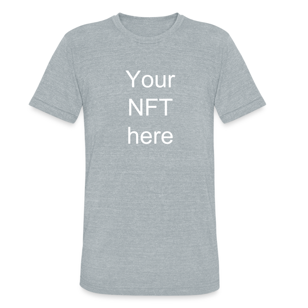 myNFTe Custom Tri-Blend T-Shirt - heather grey