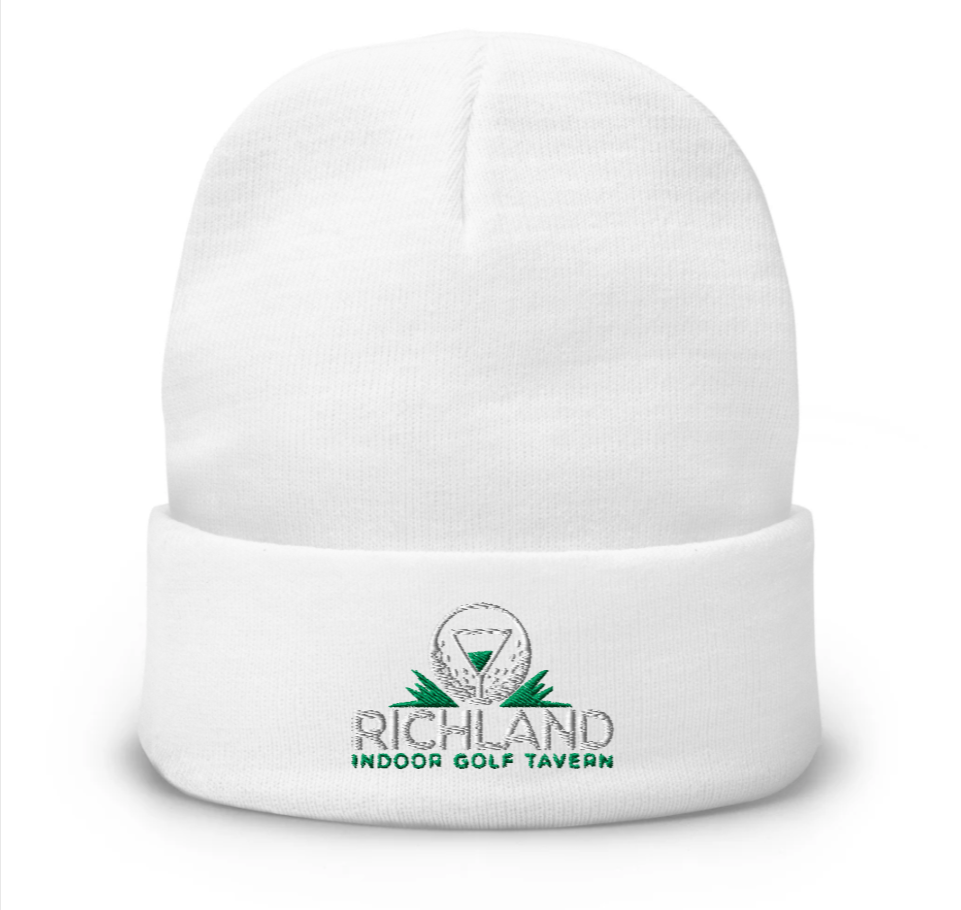 Richland Indoor Golf Tavern - Embroidered Beanie