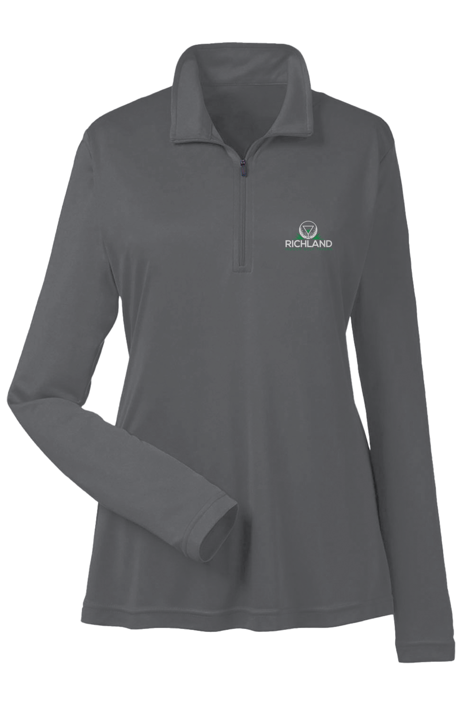 Richland Indoor Golf Tavern - Women’s embroidered Performance Quarter-Zip