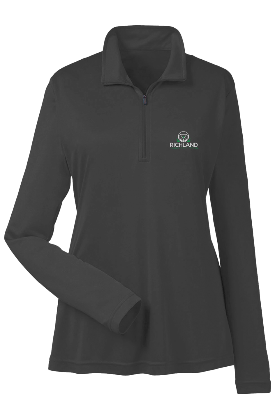 Richland Indoor Golf Tavern - Women’s embroidered Performance Quarter-Zip