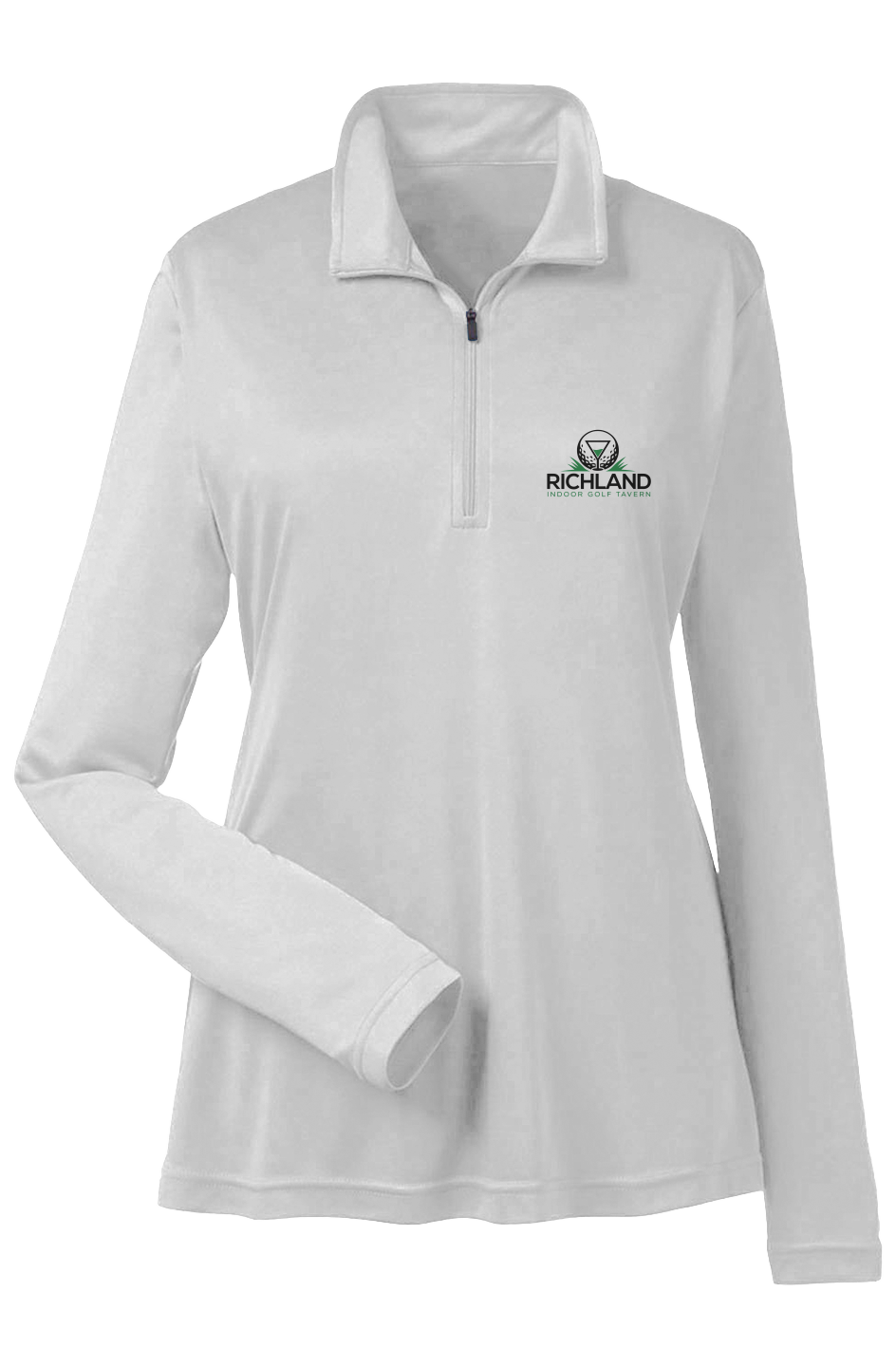 Richland Indoor Golf Tavern - Women’s Performance Quarter-Zip (print)