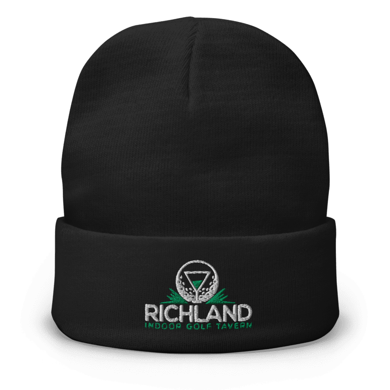 Richland Indoor Golf Tavern - Embroidered Beanie