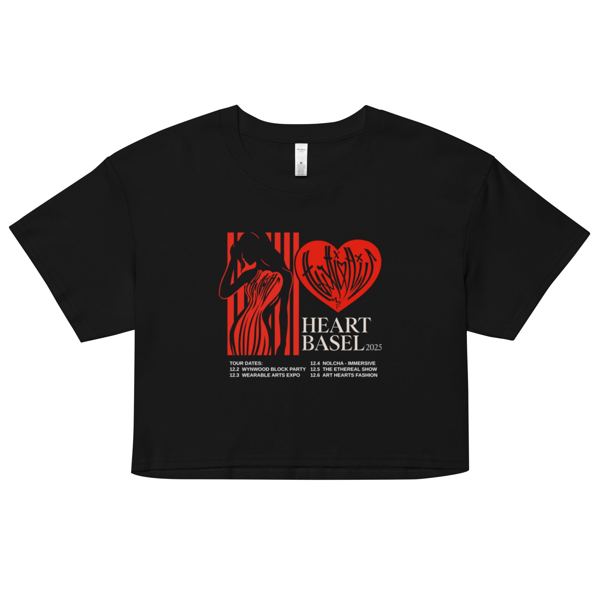 Heart of Houston - Heart Basel Art Basel 2025 - Women's Crop Top